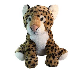 Walmart XL Leopard Plush 21" Sitting Stuffed Animal Toy Cheetah Jaquar